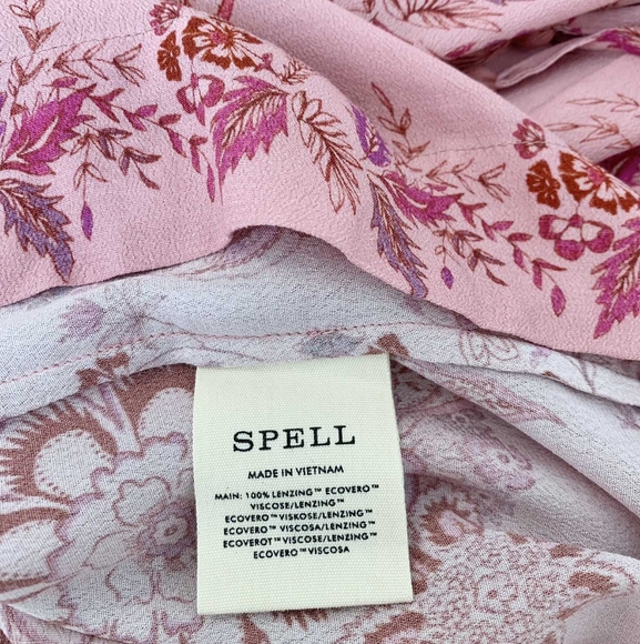 Sold Out Final Sale Spell Rebel Spirit Wide Leg Pant In Zinnia - Picture 14 of 15